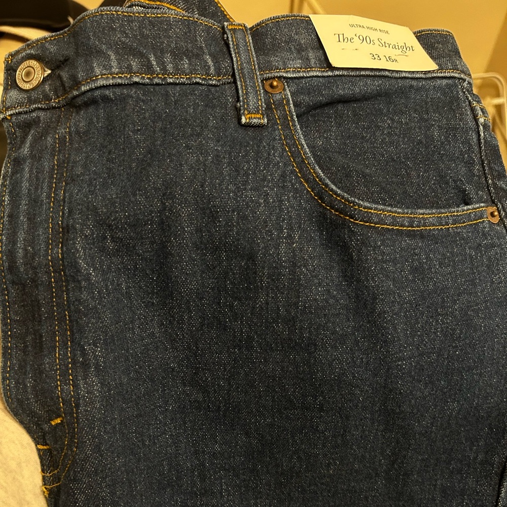 Abercrombie & Fitch Ultra High Rise 90’s Straight Jeans